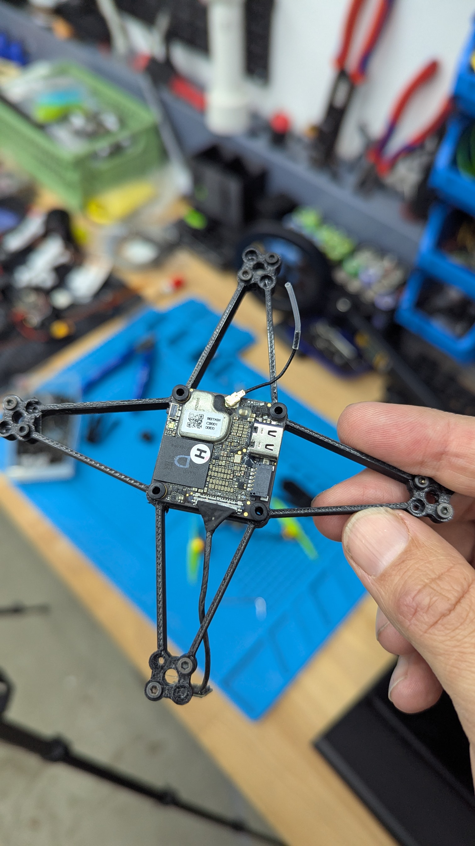 Miniatura 3 do modelo 3D experimental 3" FPV drone toothpick frames