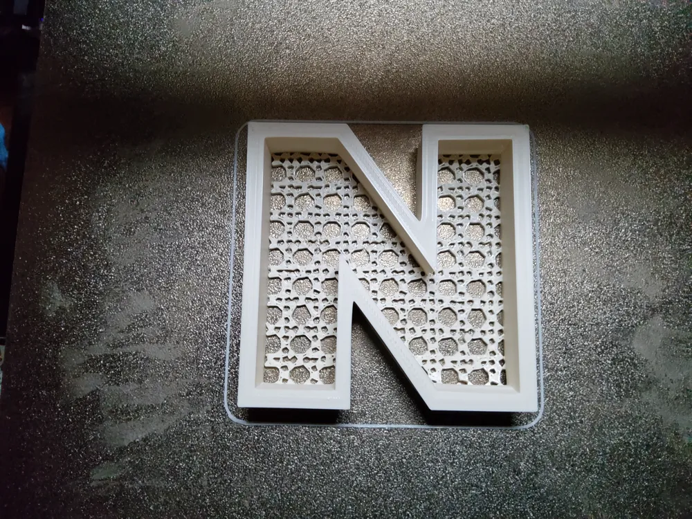 rattan letters for home decoration - Free 3D Print Model - MakerWorld