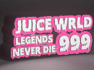 Juice WRLD Light Box