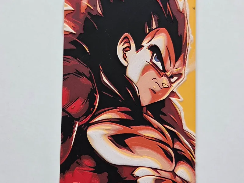 Vegeta Super Saiyan 4 | HueForge Wall Art