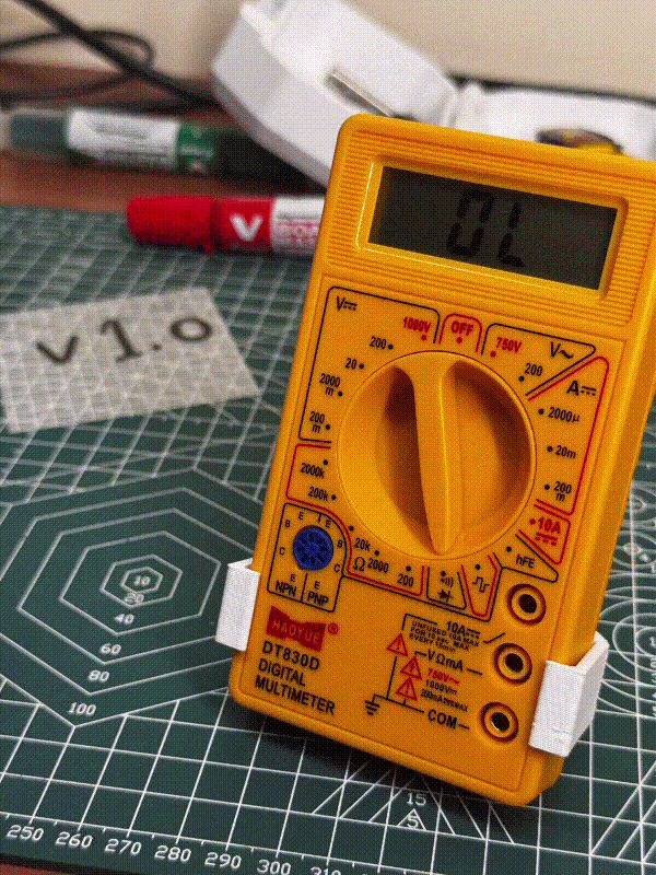 Dt830DD digital multimeter stand