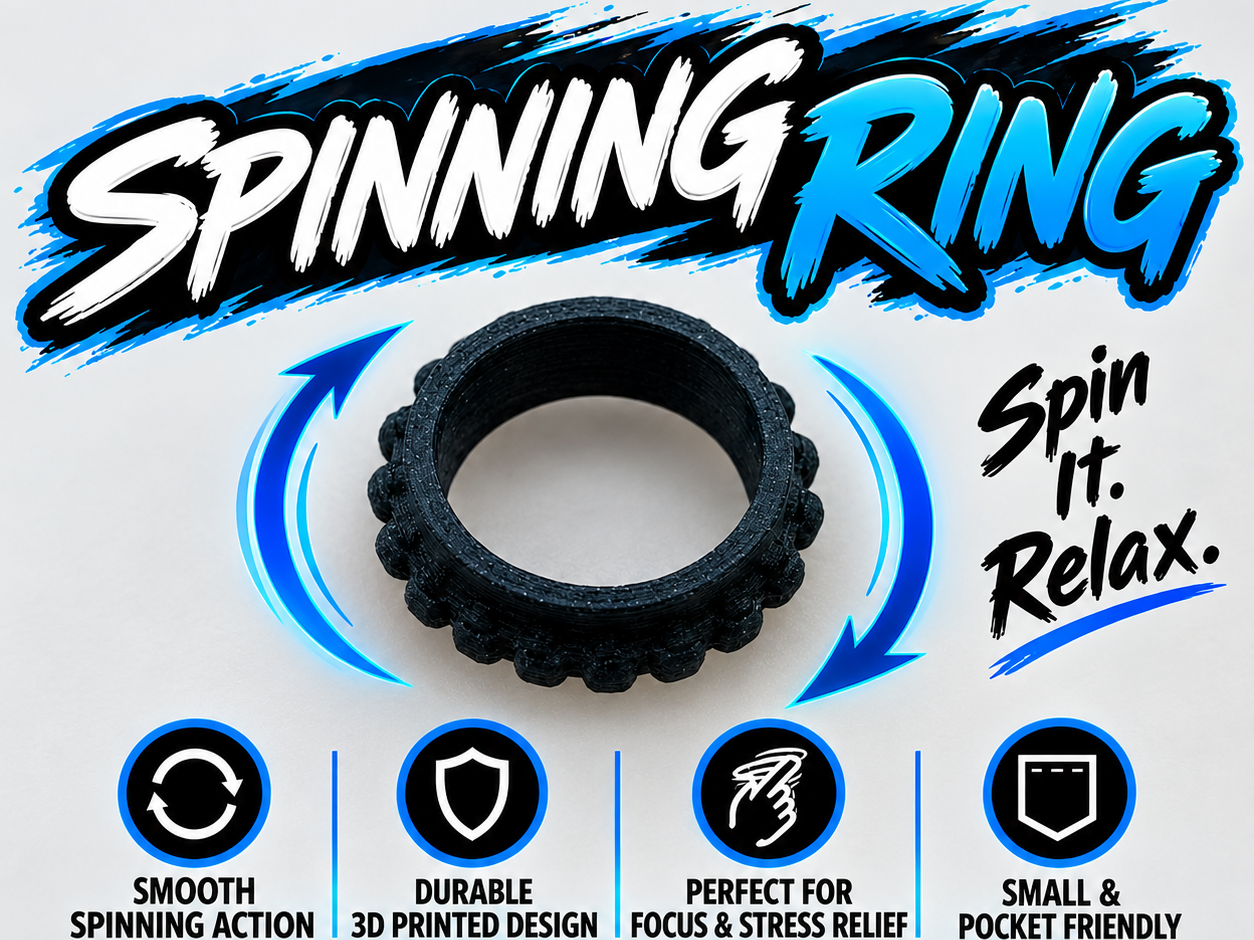 Spinny Ring - 3D printed Other Toys & Games, in stock in India