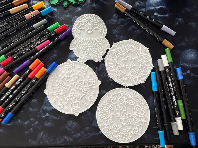 Mandalas für Kinder (Ausmalset)