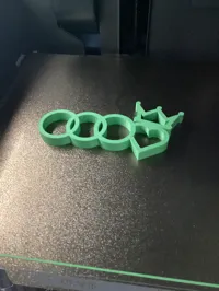 Porte-clés logo Audi Lover — photo 2
