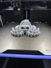 Eyes painted; slowed printing to prevent separation