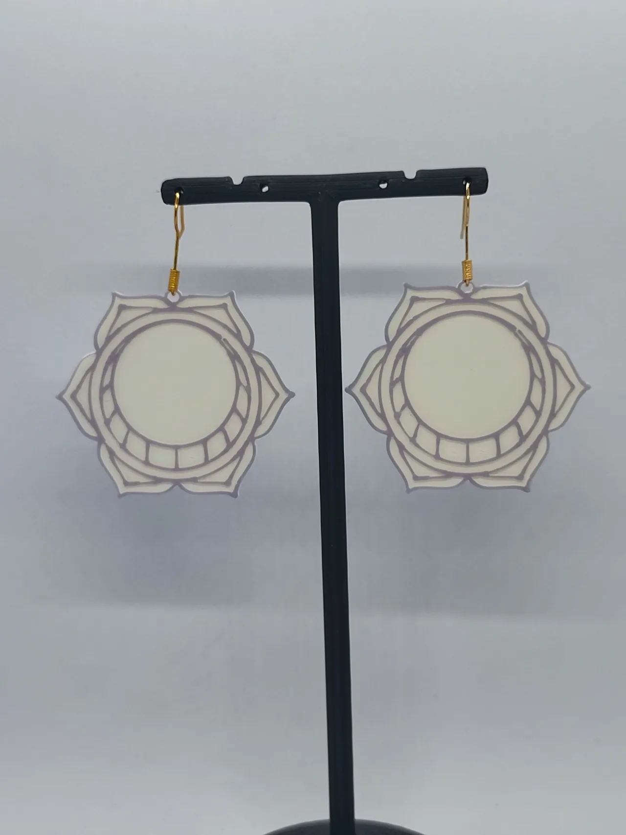 Aretes Flor de Loto Espiritual view 3