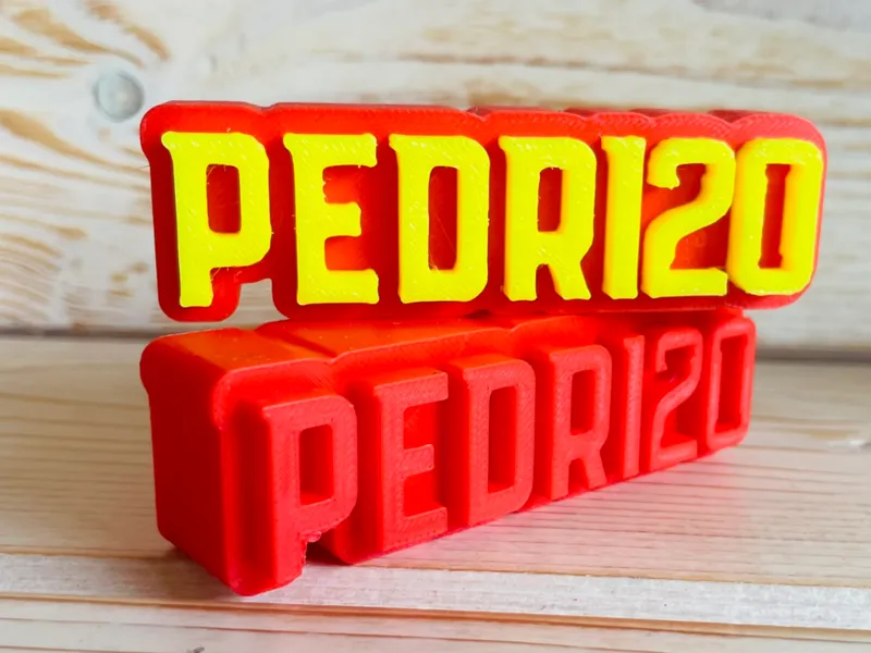 Football Player Name Tag - España