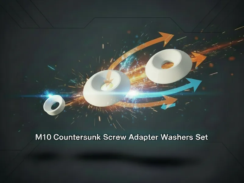 M10 Countersunk screw adapter washers set 