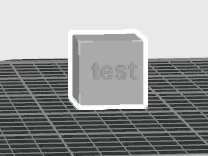 test cube