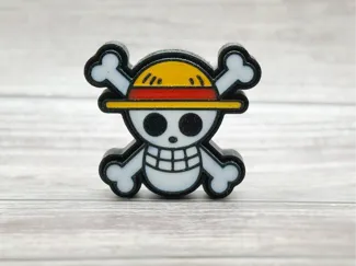 One Piece Luffy Flag Fidget Clicker