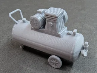 Air Compressor at 1/18 scale for diorama