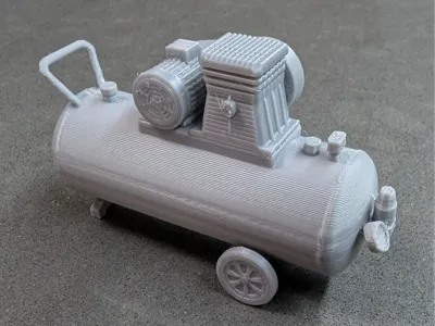 Air Compressor at 1/18 scale for diorama