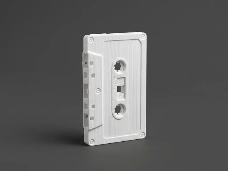 Retro Cassette Tape Model