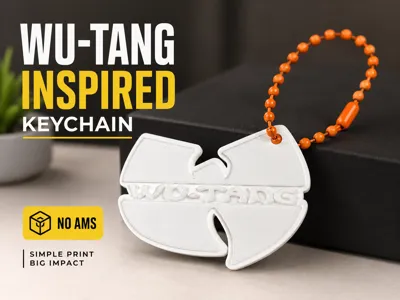 Wu-Tang Style Keychain Pack | No AMS Needed