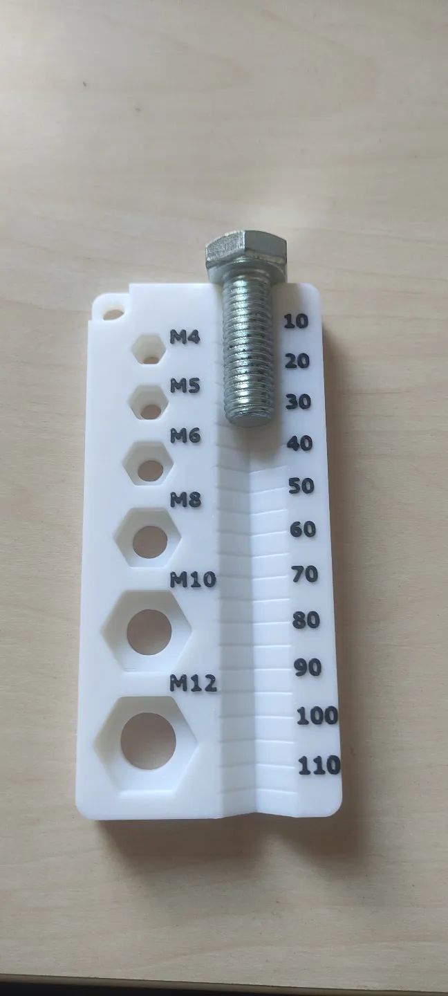 Calibro a vite per viti M4-M12 - Modello di stampa 3D gratuito - MakerWorld