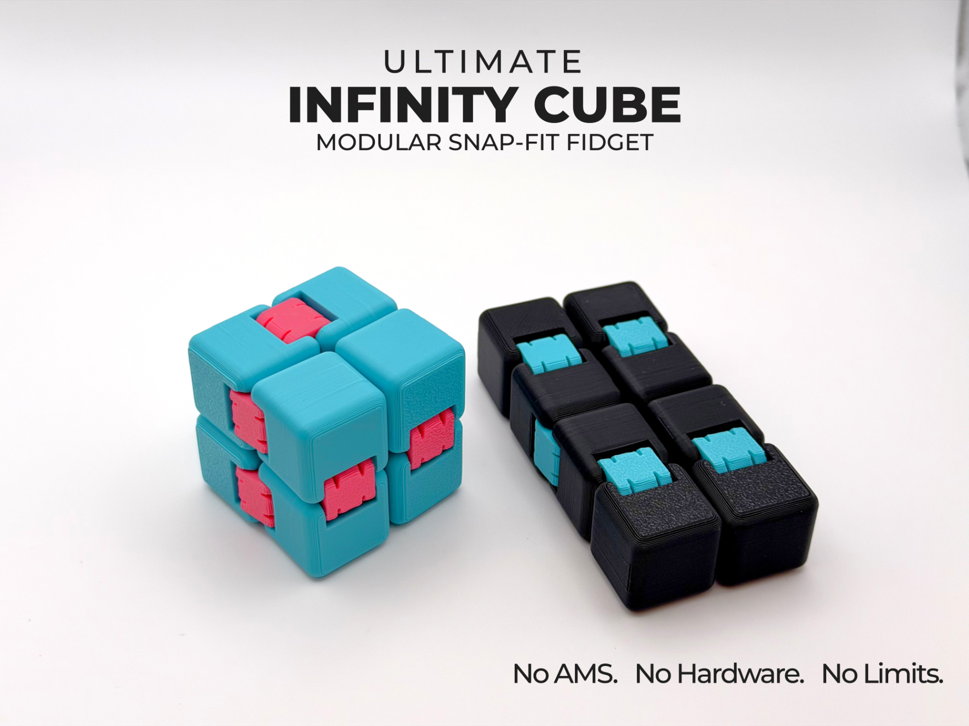 Ultimate Infinity Cube – Modular Snap Fit - No AMS
