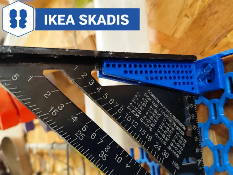 IKEA SKADIS Speed Square Holder