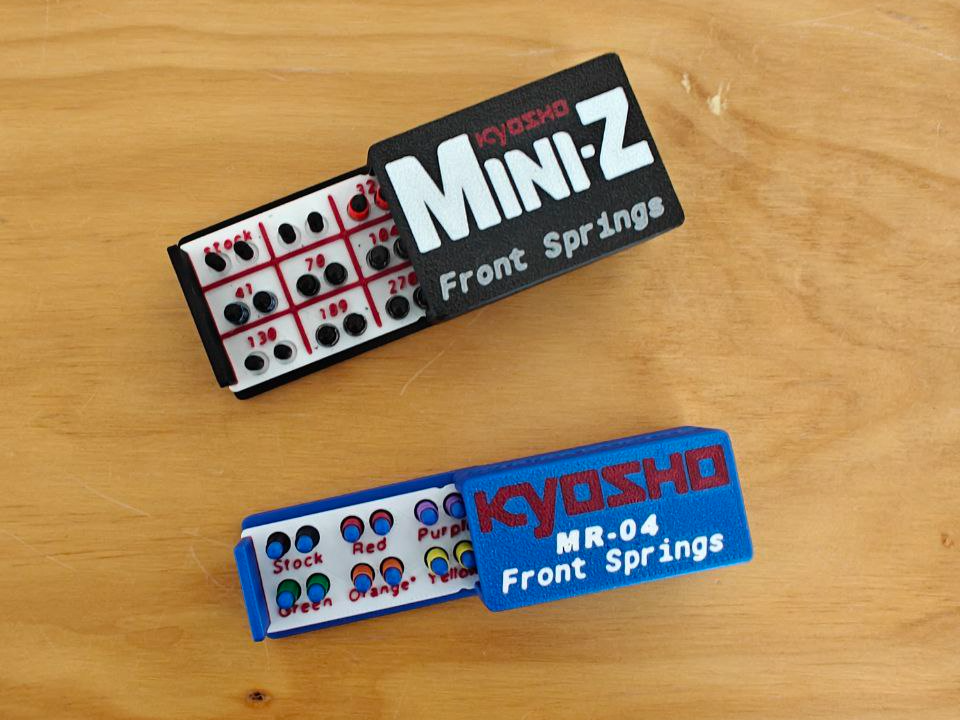 MiniZ-1/28 Kyosho & PNRacing front springs box