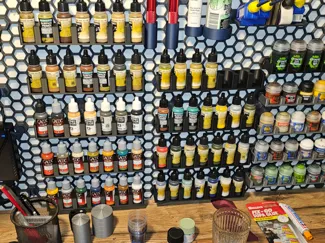 Paint Holder - Vallejo - Hex Wall Board