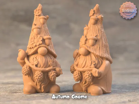 Adorno temático: Autumn Gnome — referencia de MakerWorld