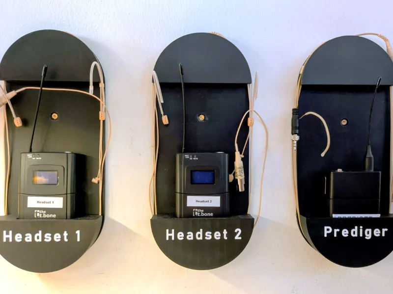 Mikrofon Headset Wandhalterung