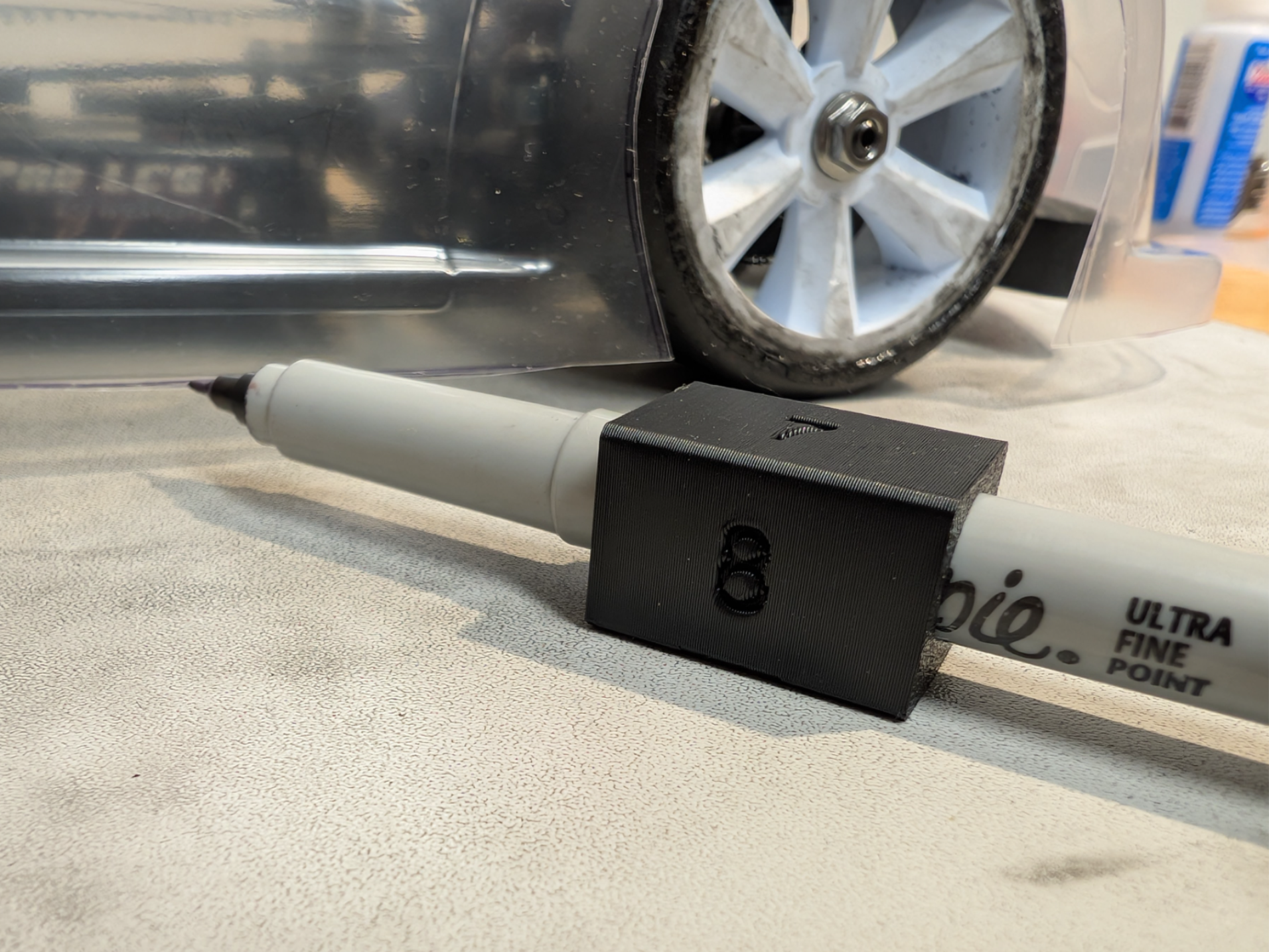 RC Touring car body marker