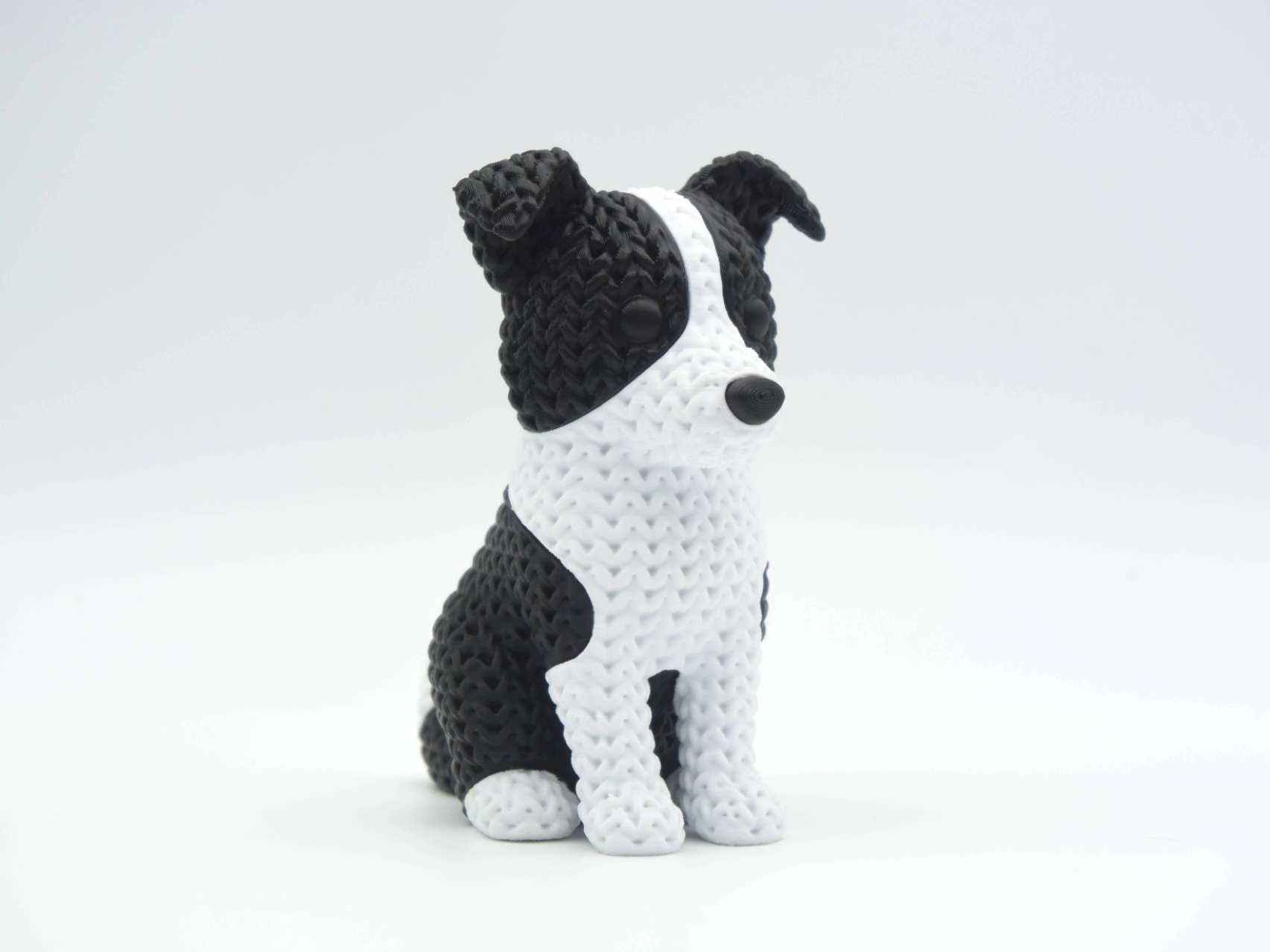 Knitted Border Collie Dog