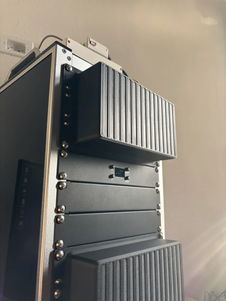 RackPack - 10 inch Mini Rack Expansion Panel - Free 3D Print Model ...