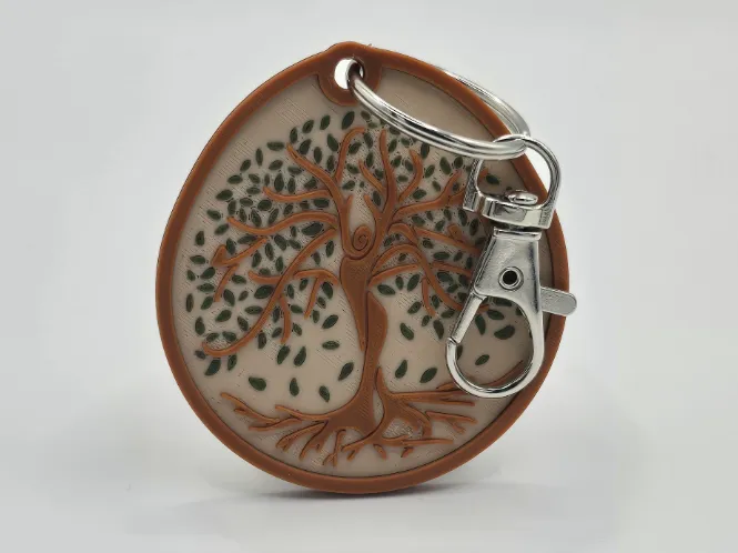 Green Wood Designs NFC Keychain 