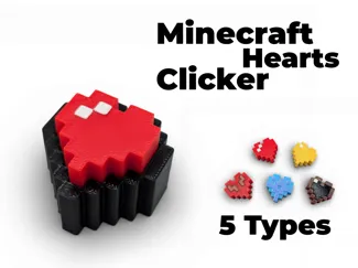 Minecraft Heart Fidget Clicker