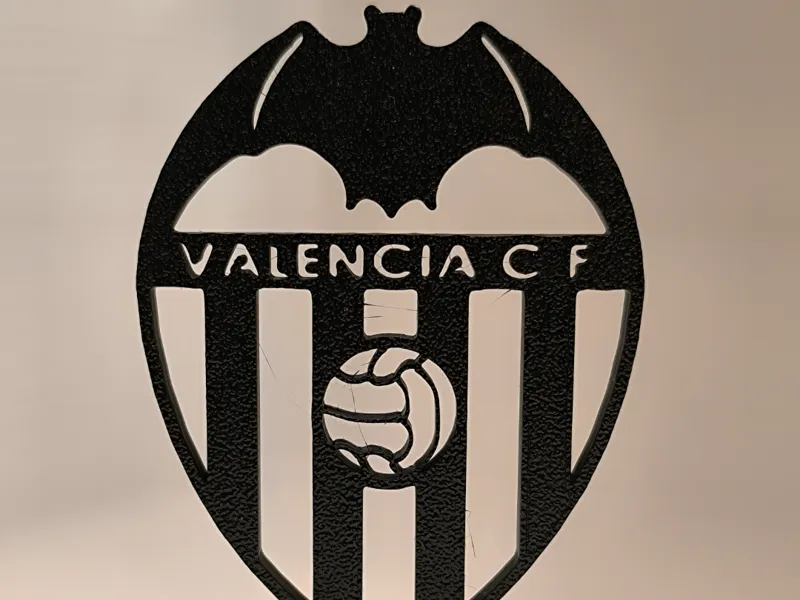 ESCUDO VALENCIA CLUB DE FÚTBOL MONOCROMO