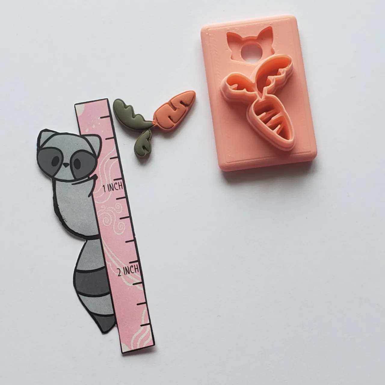 Carrot Polymer Clay Earring Cutter view 3