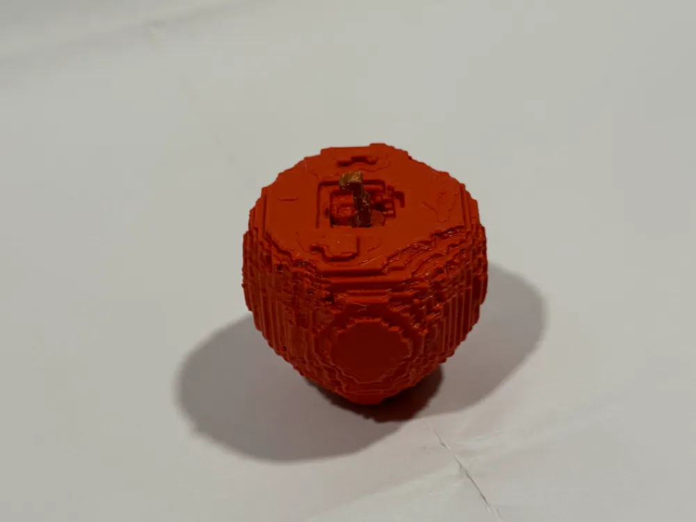 8-bit Apple - Free 3D Print Model - MakerWorld