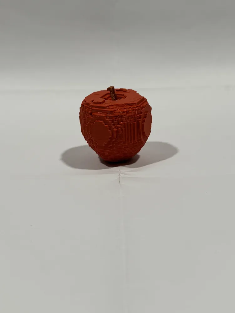 8-bit Apple - Free 3D Print Model - MakerWorld