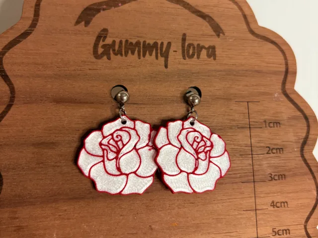 Pendientes rosa