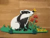 Badger with Name