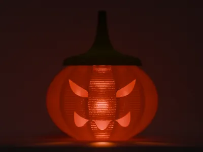 Hollow mini Halloween pumpkin