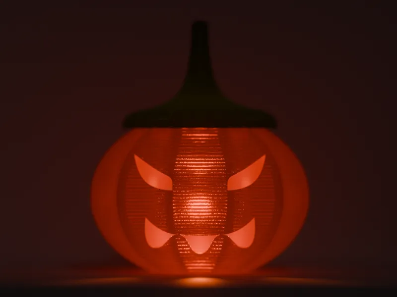 Hollow mini Halloween pumpkin