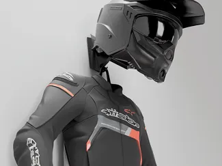 Motorcycle Helmet & Jacket Holder - Skull or Helm.