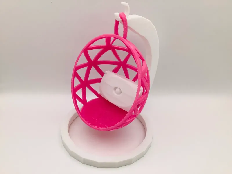 Miniature Suspended Dollhouse Egg Chair