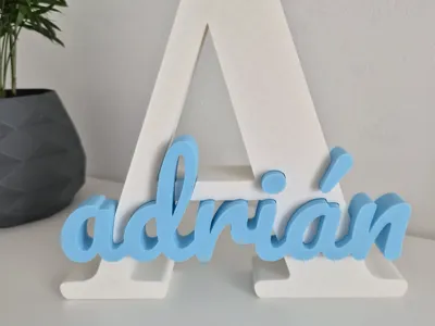 Initial letter Adrián