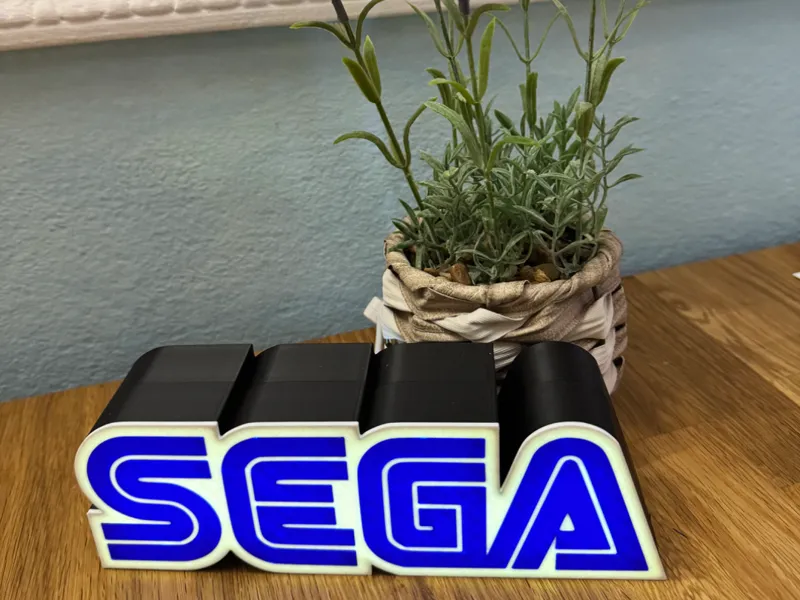 Sega Logo LED Light Box - MultiColor 
