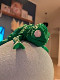 Chameleon (green) + eyes (white) no AMS