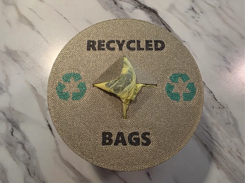 Bambu Cardboard Core - Plastic Bag Recycler