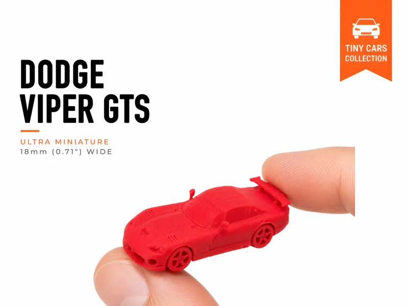 Tiny Dodge Viper GTS - Mini Cars Series