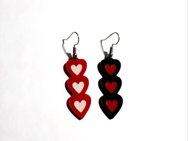 Heart Harmony Earrings - Valentine's Day