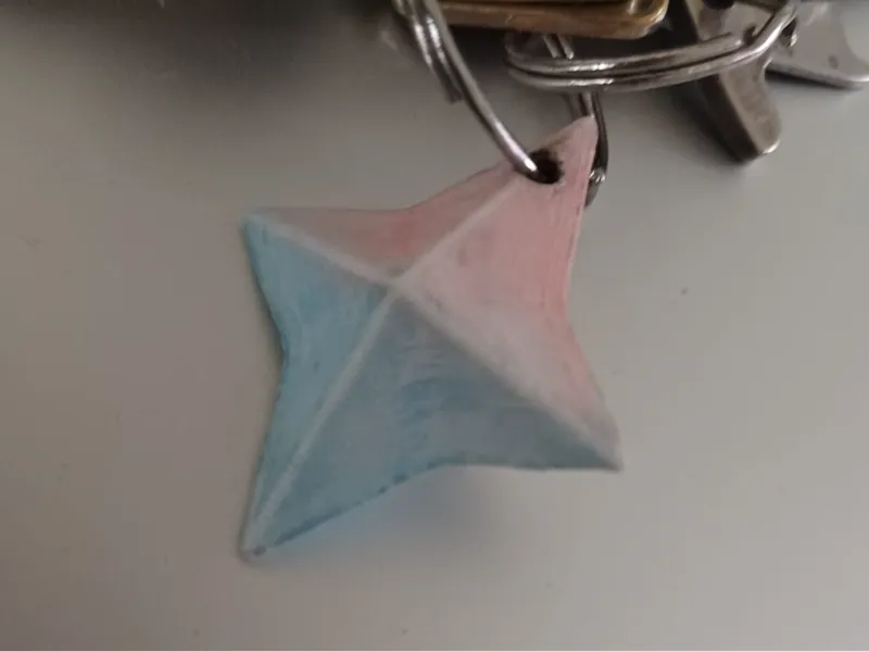 Primogem Keychain ( Genshin Impact )