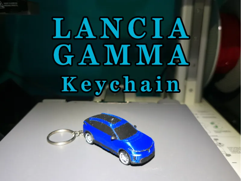 Lancia Gamma Keychain (PIP WW)