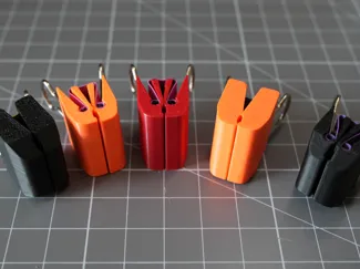 Filament Holder with double(binder) clip