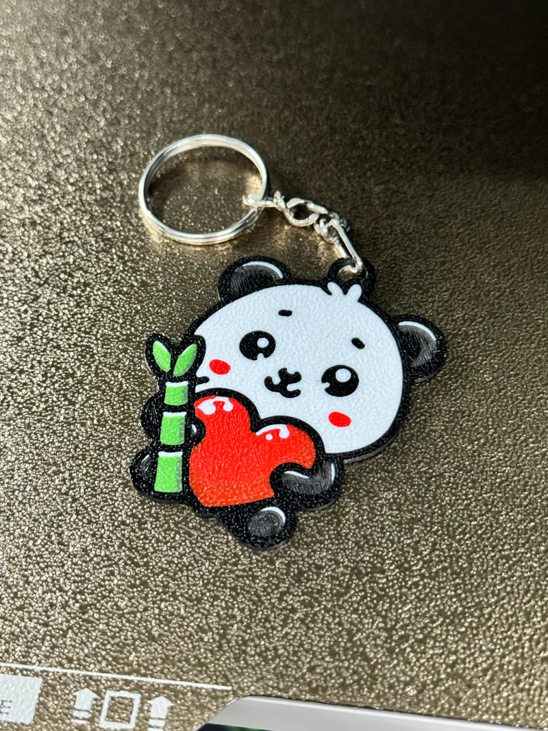 Cute Panda Keychain